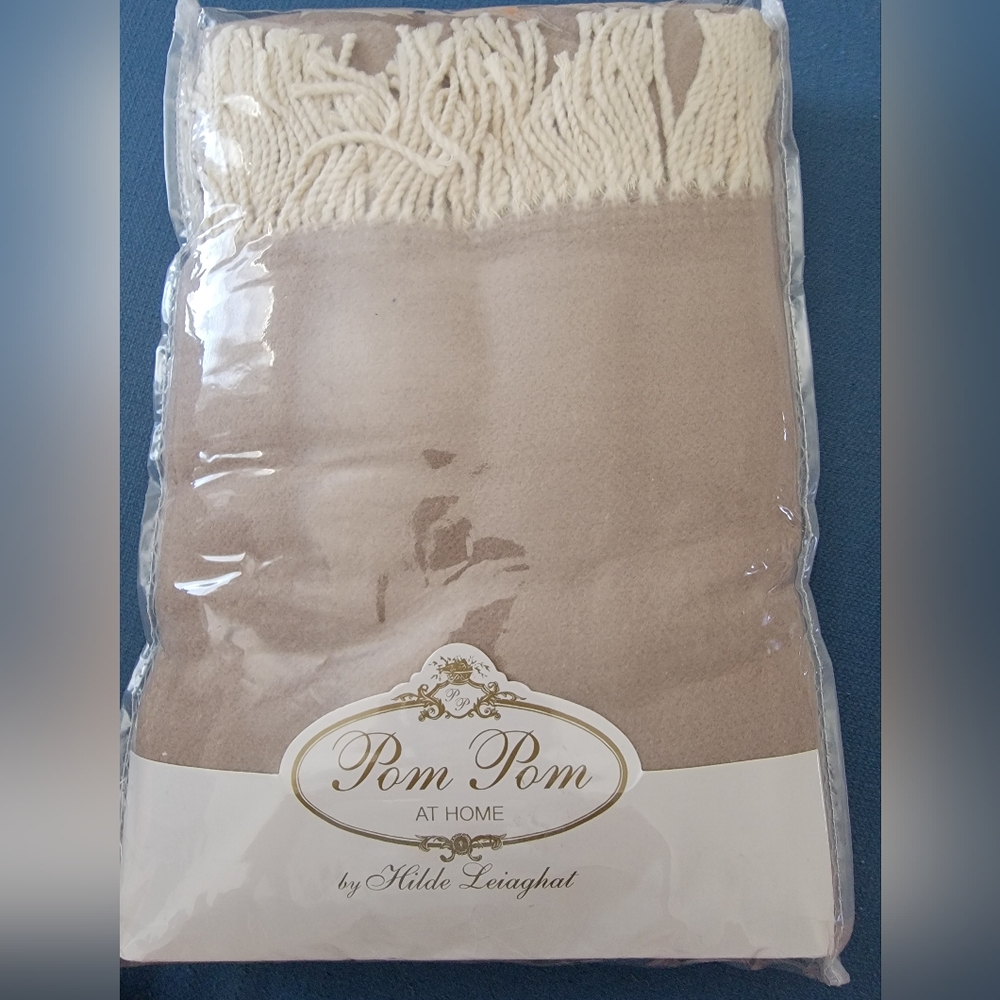 Billie Fringe Cotton Throw Blanket